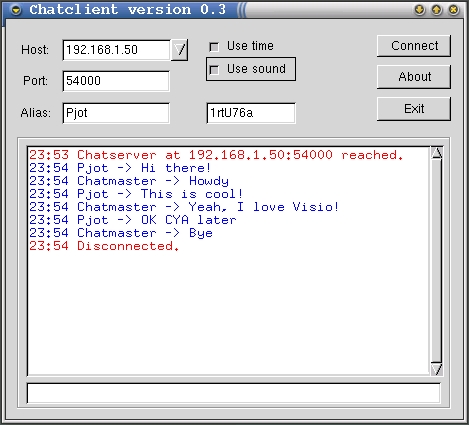 Chatclient screenshot